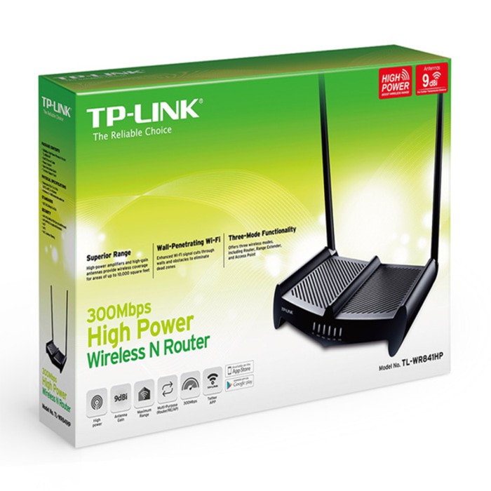 TP-LINK TL-WR841HP 300Mbps High Power High Gain Wireless N Router