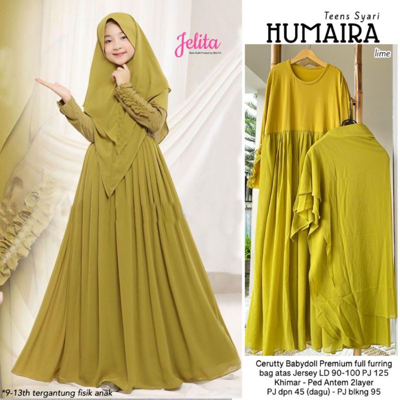 HUMAIRA SYARI BY JELITA /READY/