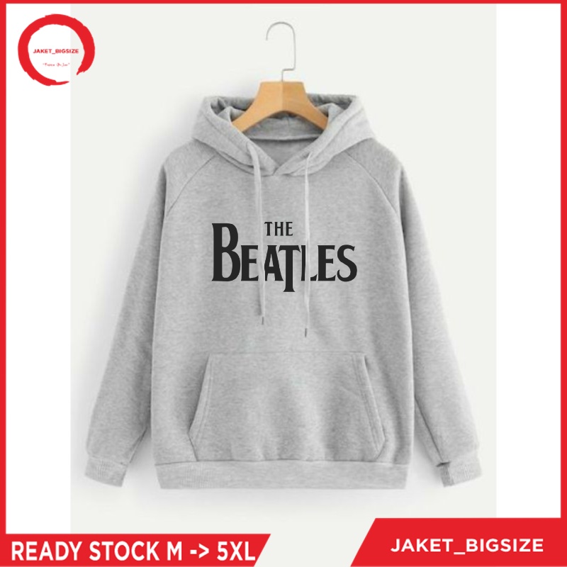 JAKET BIG SIZE / JAKET HOODIE JUMBO / SWEATER FLEECE UKURAN M L XL XXL XXXL XXXXL XXXXXL /Hoodie Hodie The Beatles H &amp; M