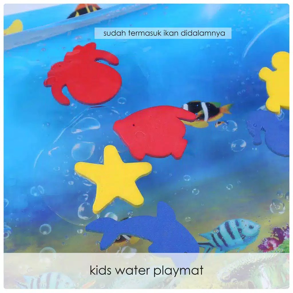 HZ Mainan Bayi Playmat Inflatable Matras Air Bayi Tiup Play Mat / Baby Water Playmat