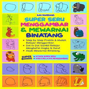 Super Seru Menggambar & Mewarnai Binatang