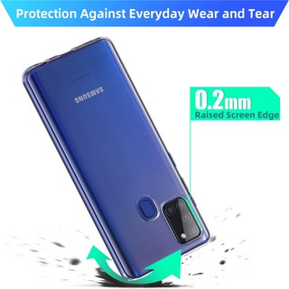 Casing Soft Case Silikon TPU Transparan untuk Samsung