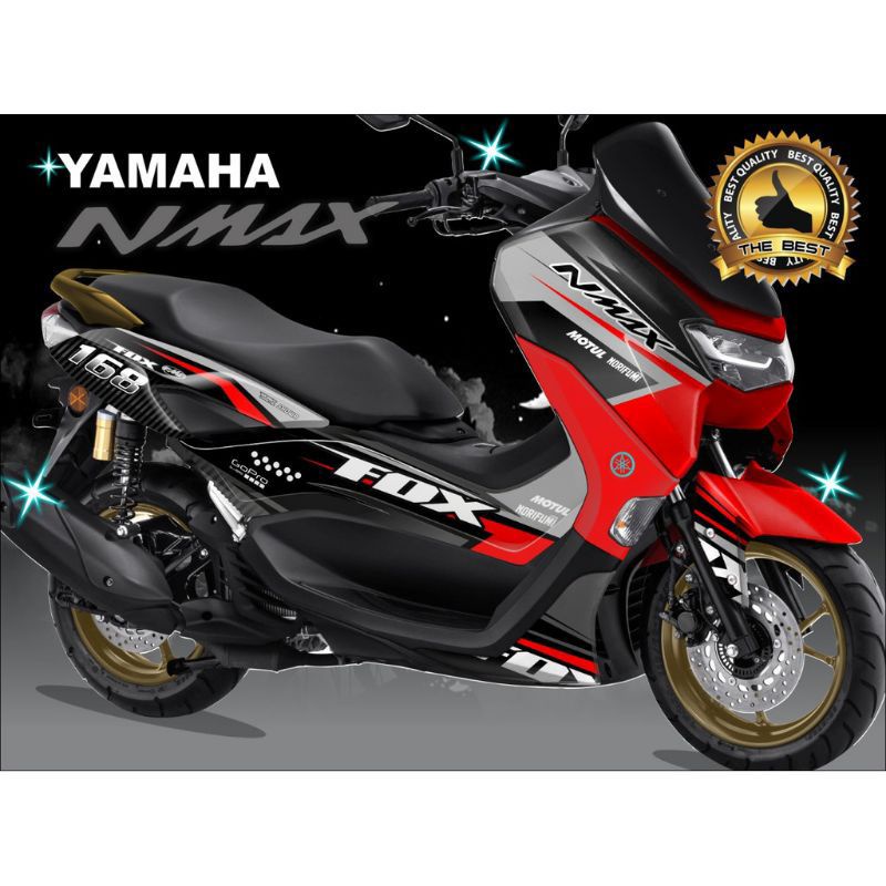Decal Sticker Nmax New 155 Full Body Fox Minimalis stiker all new nmax 2021 2022 2023 fullbody