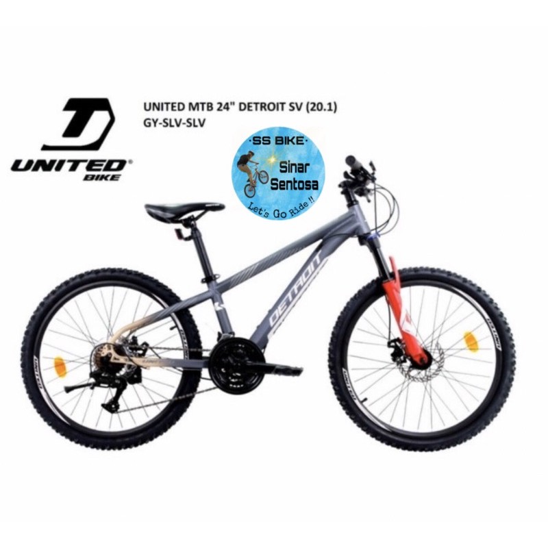 Sepeda Gunung (MTB) United Detroit SV 24"