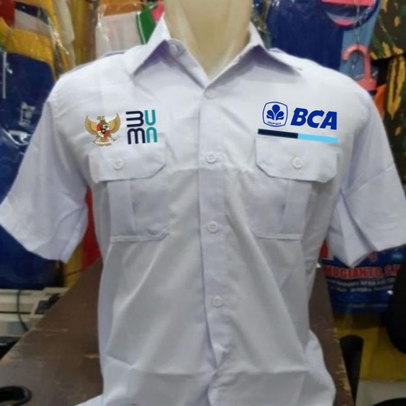 Kemeja Bank BCA baju Bank BCA seragam bank BCA Pdh Bank BCA baju kerja bank BCA kemeja BCA baju BCA 