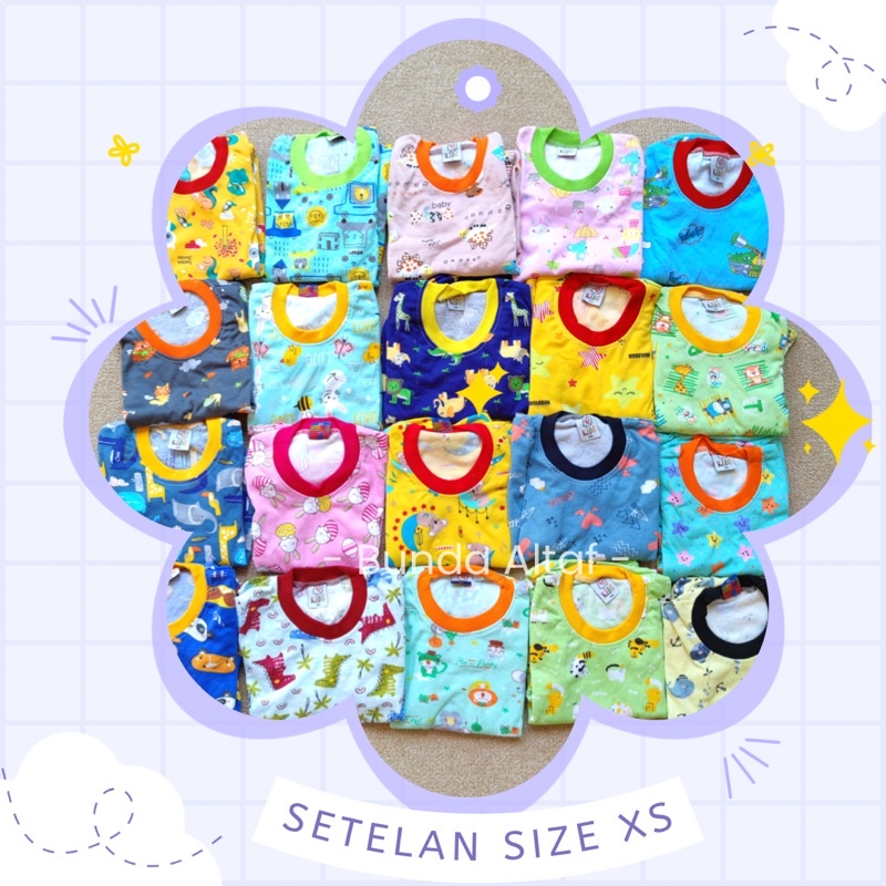 Setelan Baju Anak Usia 5 bulan - 6 Tahun Celana Pendek