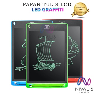 NIVALIS JAKARTA PAPAN TULIS GAMBAR ANAK MULTIFUNGSI LCD 8.5 INCI PAPAN TULIS HAPUS BOARD DIGITAL LCD WRITING TABLET
