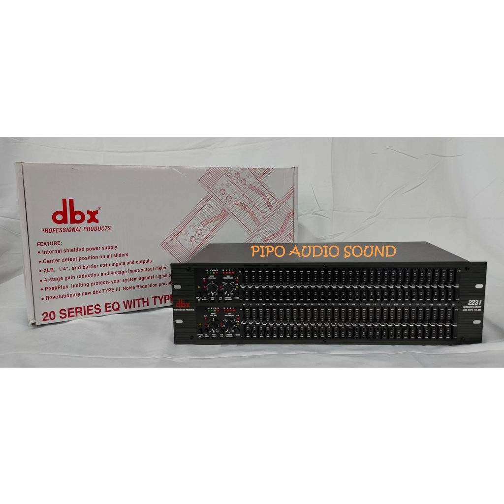Equalizer DBX 2231/DBX 2231 ( 2 x 31 channel ) / DBX 2231