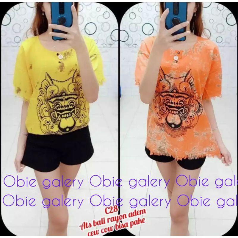 baju barong bali cewek wanita kaos barong bali baju bali wanita