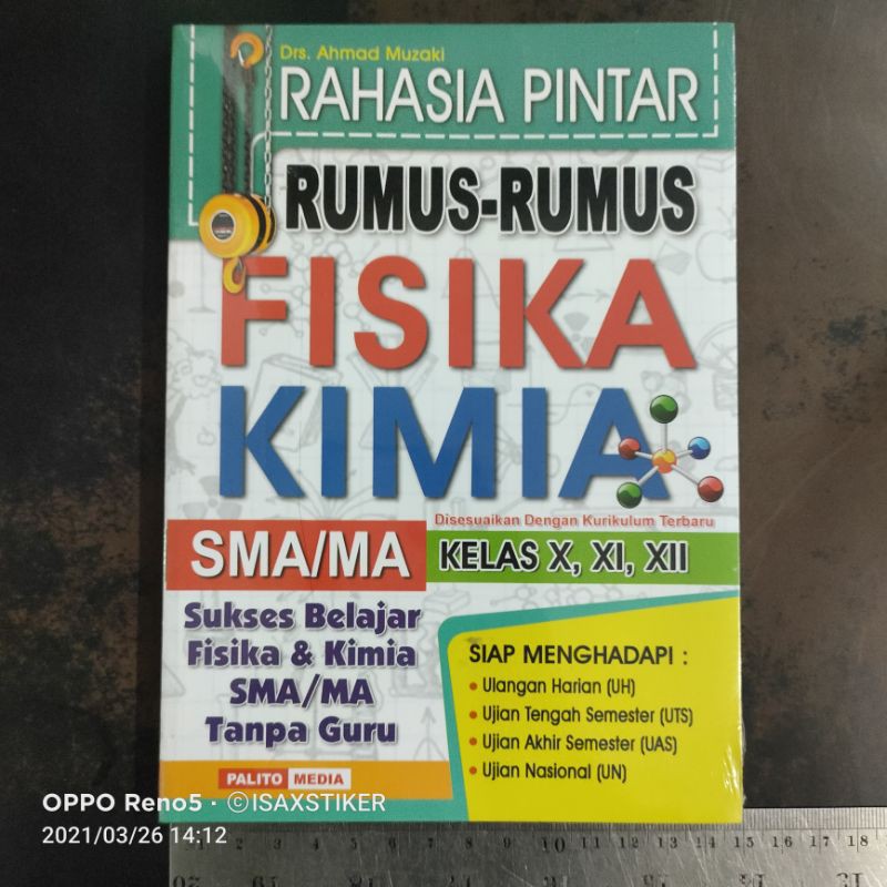 buku rumus fisika kimia