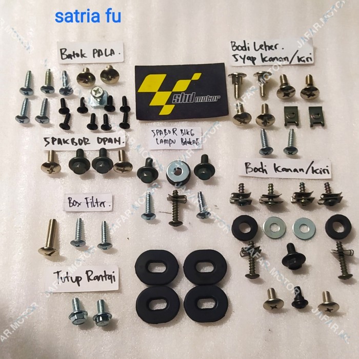 baut fullset body satria fu