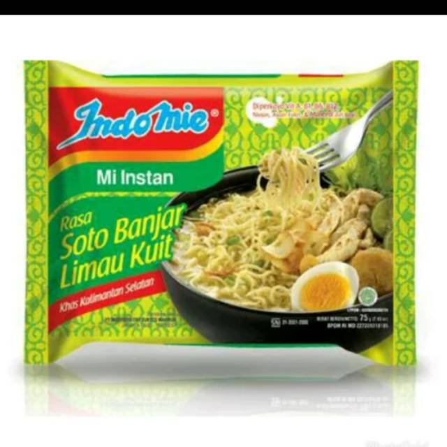 

Mie Indomie Soto Banjar Limau Kuit
