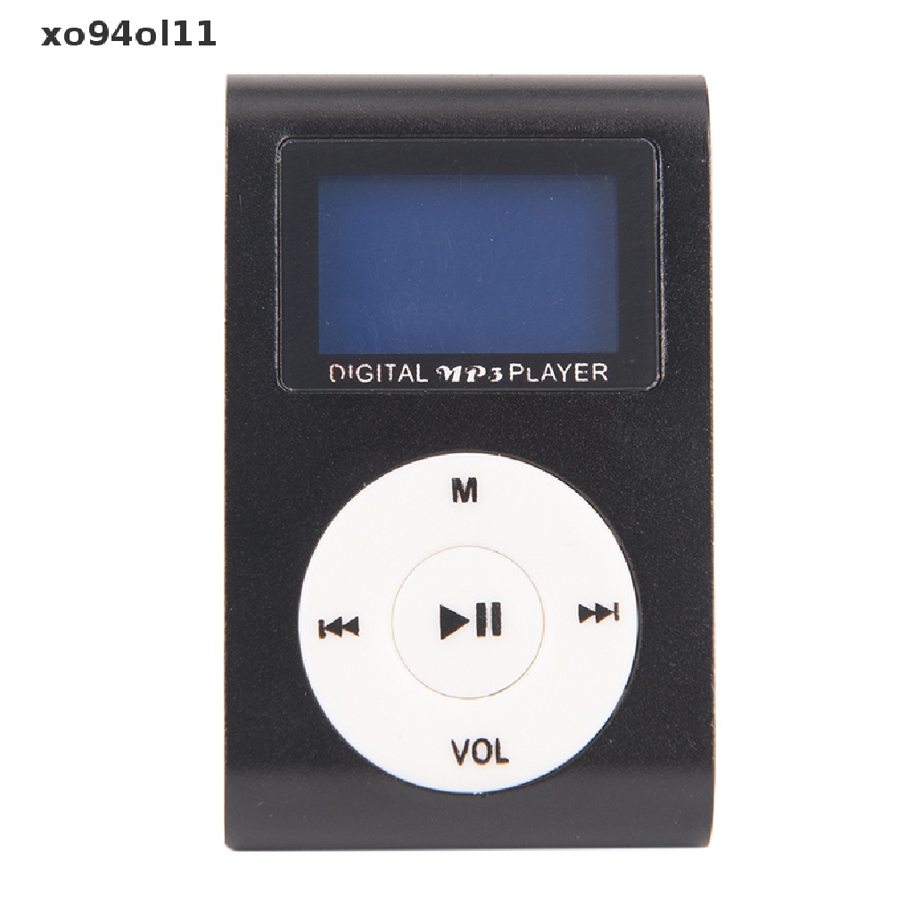 (hotsale) Mp3 Player Digital Mini Portabel Dengan Layar LCD Mendukung Kartu Mikro SD TF 32GB