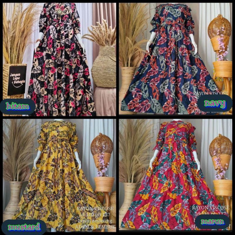 gamis motif janda bolong