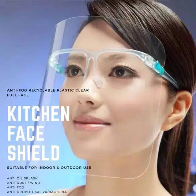 FACE SHIELD KACAMATA NAGITA KUALITAS BAGUS BENING ORIGINAL