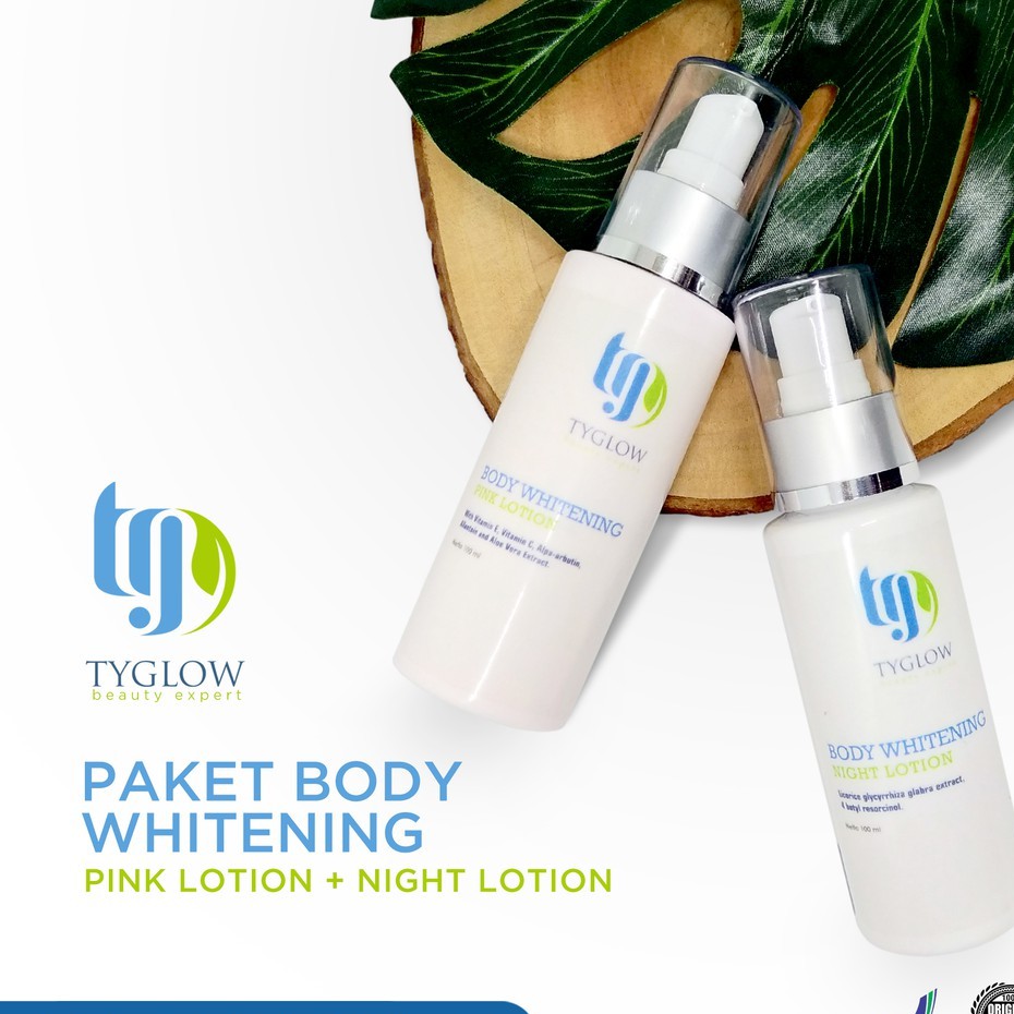 TyGlow Paket Body Whitening - paket pemutih tubuh GLOWING BPOM