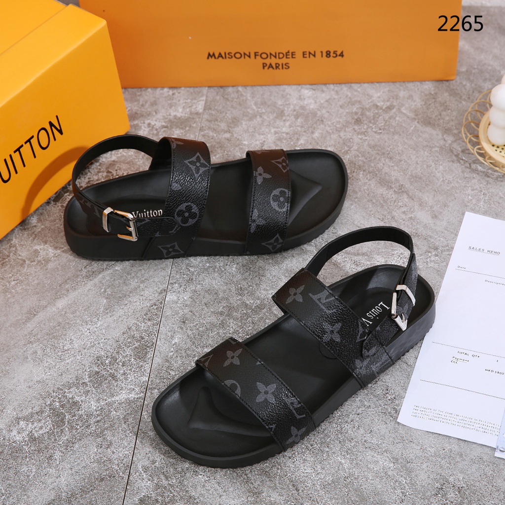 Canvas and Strap Sandals 2265