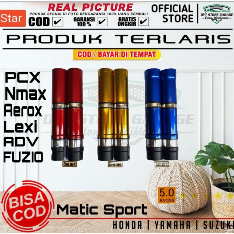 Cover Shock Sok Depan Variasi Part Matic Sport | NMAX | LEXI | AEROX | PCX | ADV 150 | XMAX | FAZZIO