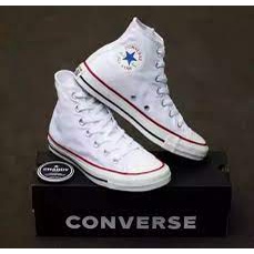 Converse All Star High Putih Sepatu Tinggi Merah Muda Sepatu Pria Wanita Cowok Cewek alstar tinggi