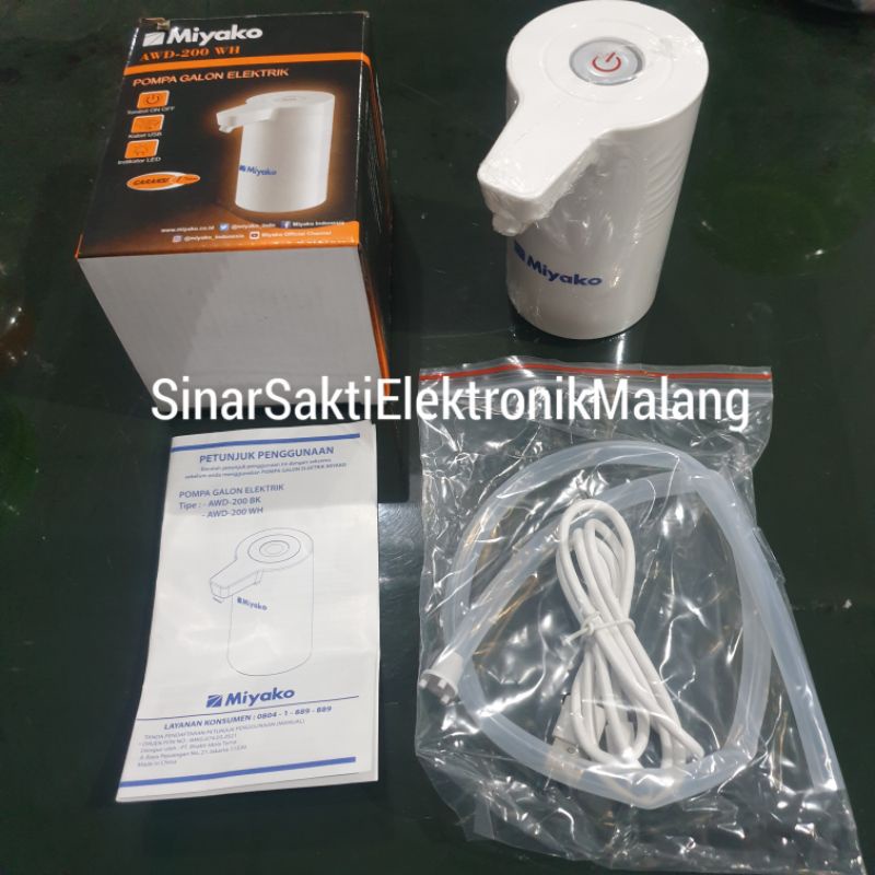 Pompa Air Galon Elektrik Miyako AWD 200 Portable Cas Water Dispenser