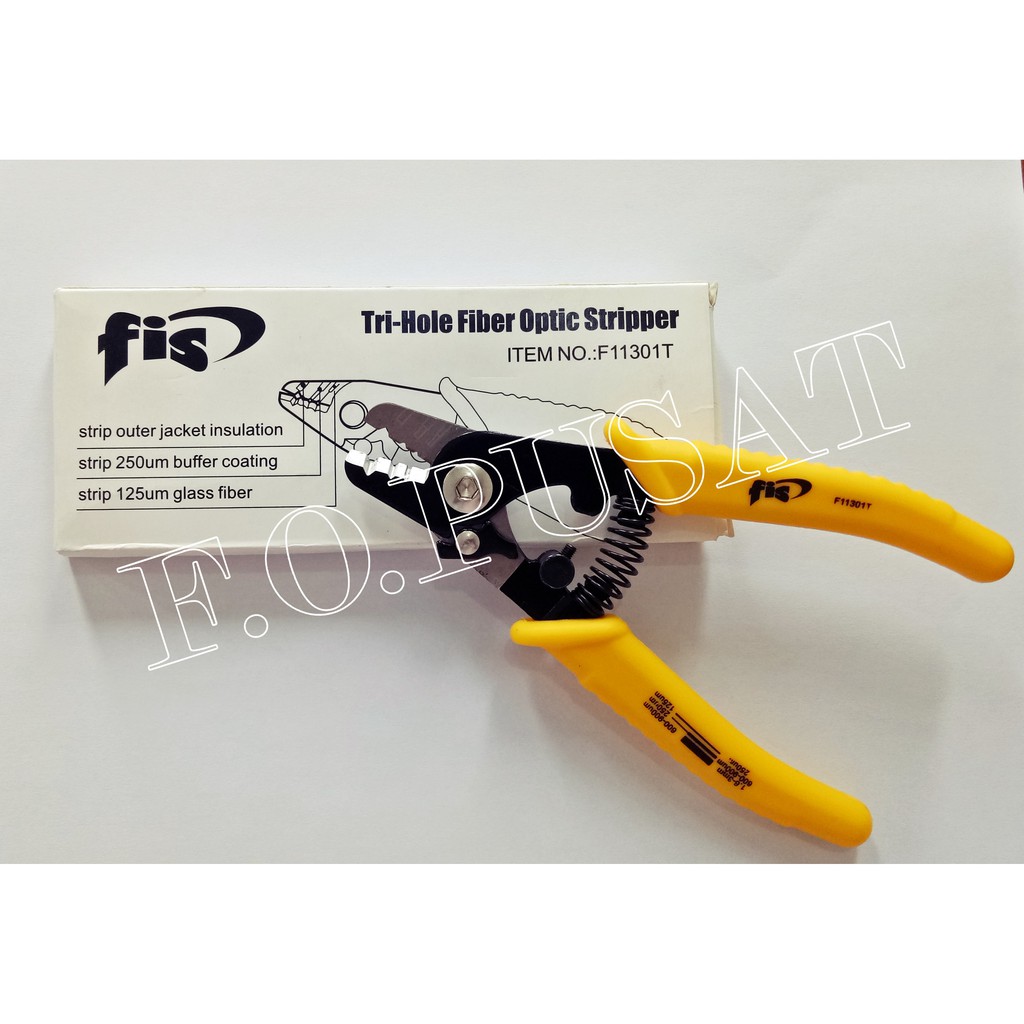 Tang Kupas Kabel FO / Wire Stripper 3 Hole / FIS ORI