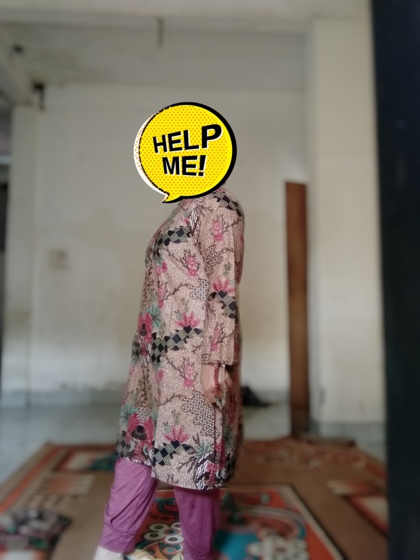 Couple Keluarga Sania Ruffle Batik Couple Keluarga Motif Toples