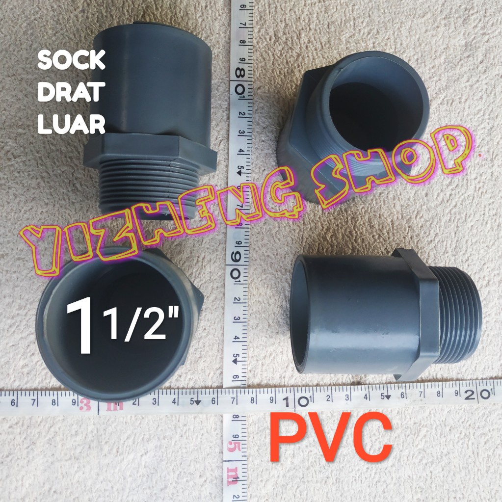 SOCK DRAT LUAR PVC 1,5 INCH