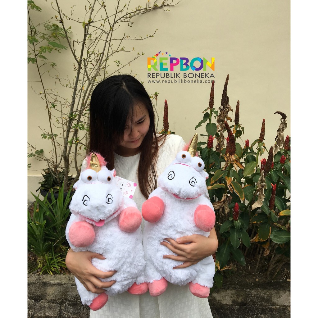 EXCLUSIVE BONEKA UNICORN FLUFFY 53CM DESPICABLE ME IMPOR TERMURAH
