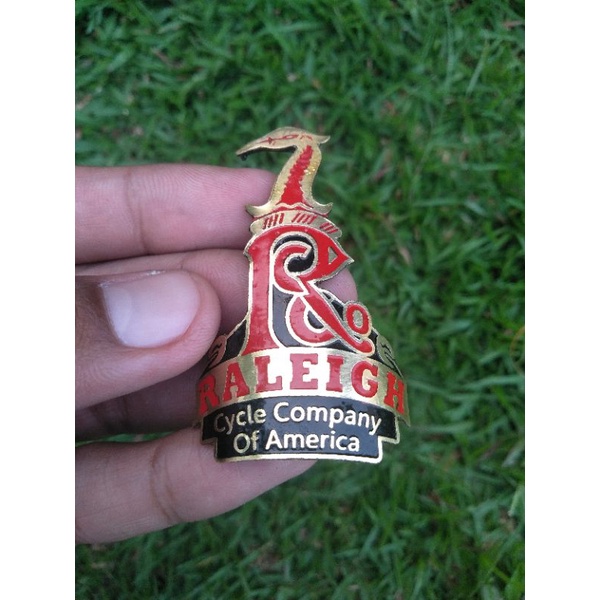 Emblem Sepeda Onthel Raleigh Custom