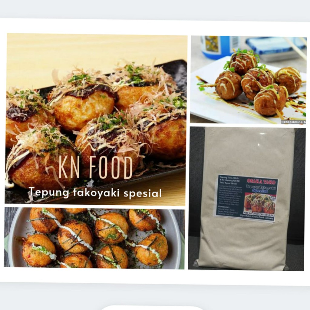 

Tepung Takoyaki Special kemasan 1 kg - Tepung Premik Takoyaki