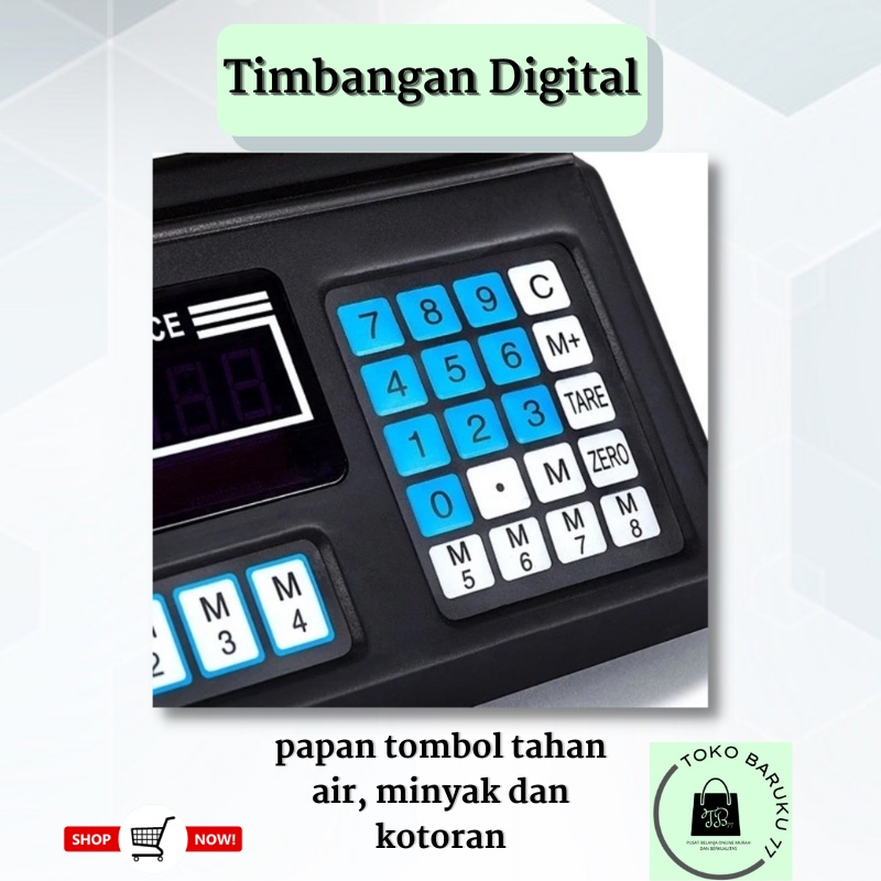 (KEYA) Timbangan Buah 40kg/Timbangan Serbaguna/Digital Computing Scale _40 KG_