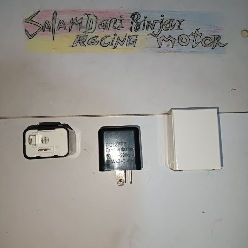 Flasher sen bisa stel kedip cepat lambat lampu sen, tomsol lampu sein flasher sein , tomsol stelan t