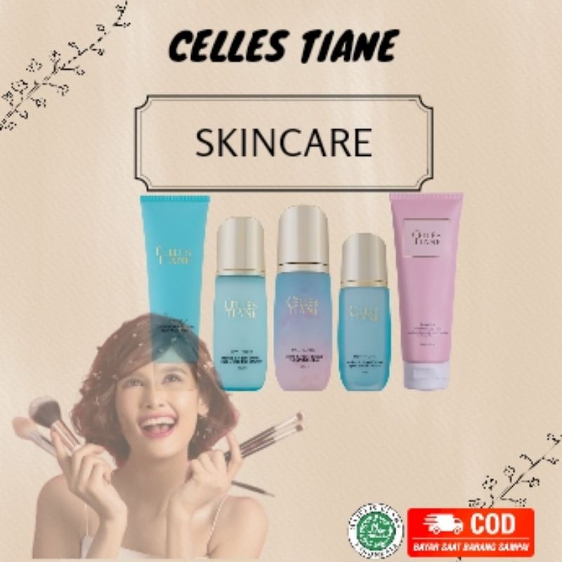 Skincare Wajah Glowing Halal Celles Tiane Perawatan Wajah Halal BPOM
