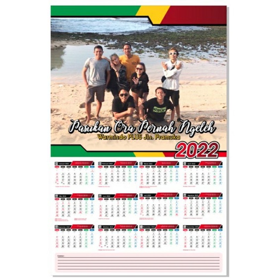 

KALENDER CUSTOM 1 TAHUNAN KALENDER DINDING KALENDER 2022
