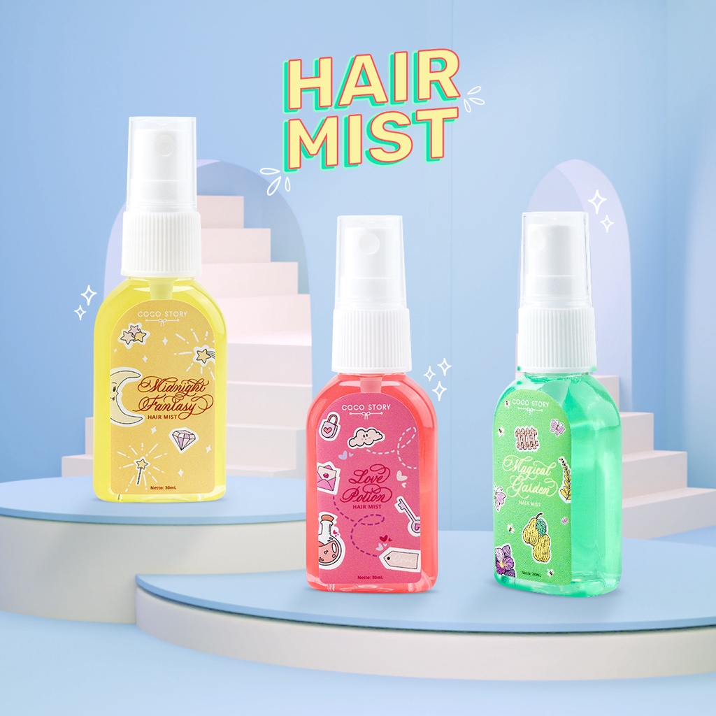 Coco Story Hair Mist - Parfum Rambut Anti Bau Matahari - Hair Perfume