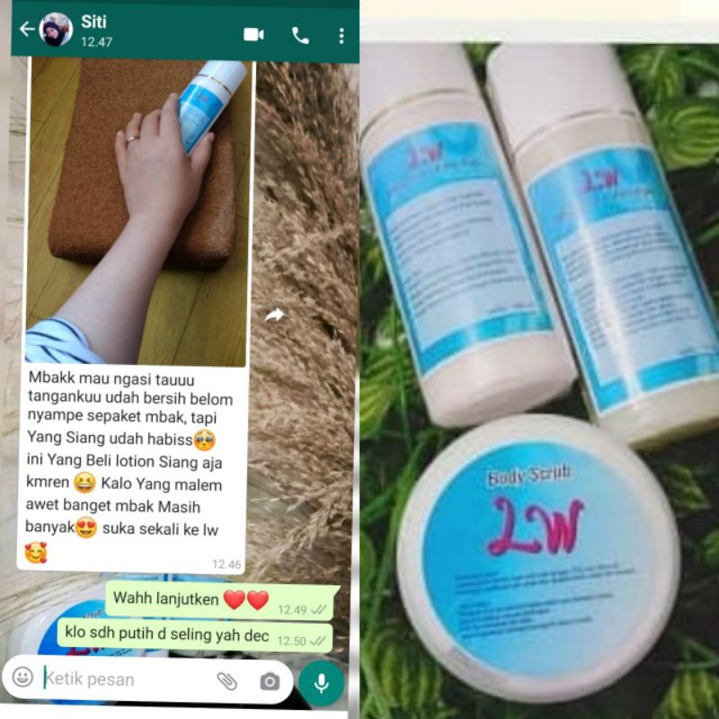 LW Whitening Lotion Nigh and Day + Scrup