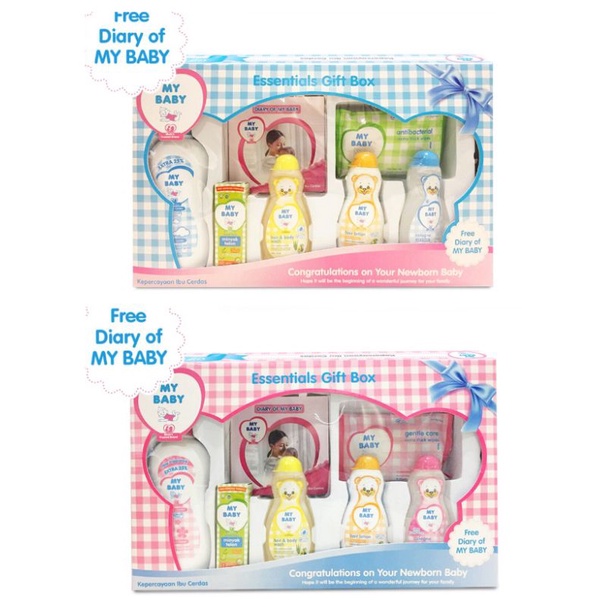 My Baby Gift Box 7in 1 - MyBaby Gift Set 7in1 - Kado Bayi Set Baru Lahir - Hadiah Bayi Baru Lahir - Paket Hadia Bayi Set