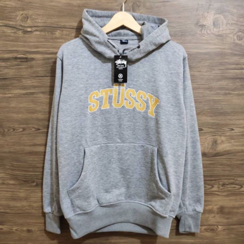 Sweater Hoodie Stussy Bordir