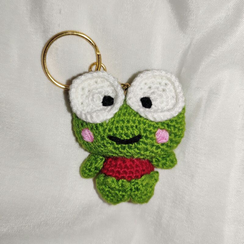 KEROPPI KEYCHAIN CROCHET / GANTUNGAN RAJUT KEROPPI