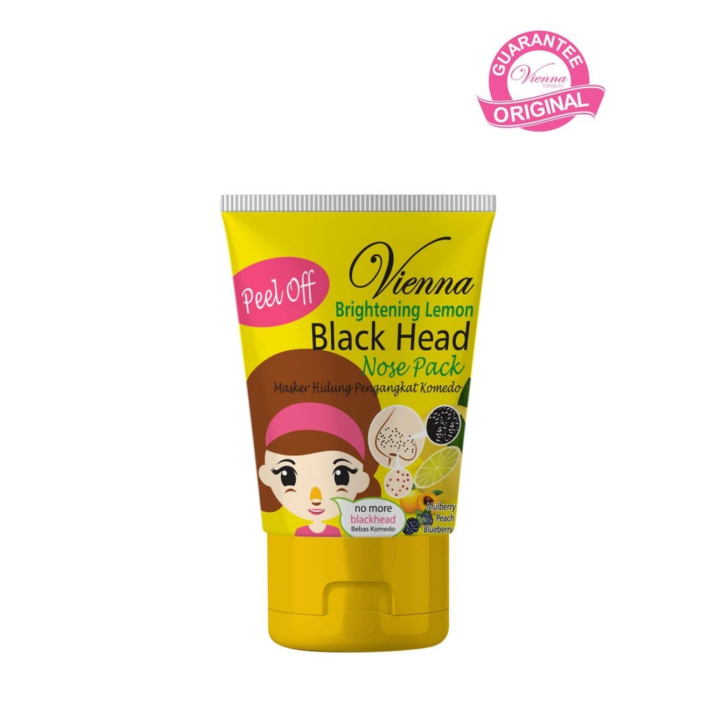 VIENNA PEEL OFF NOSE 30ML BLACKHEAD MASKER KOMEDO WAJAH KOSMETIK