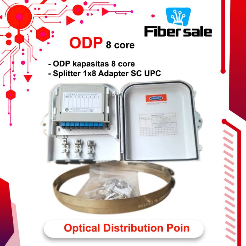 odp 8 core/Odp 8core/odp 8c/odp 8 core lengkap splitter 1:8 sc upc