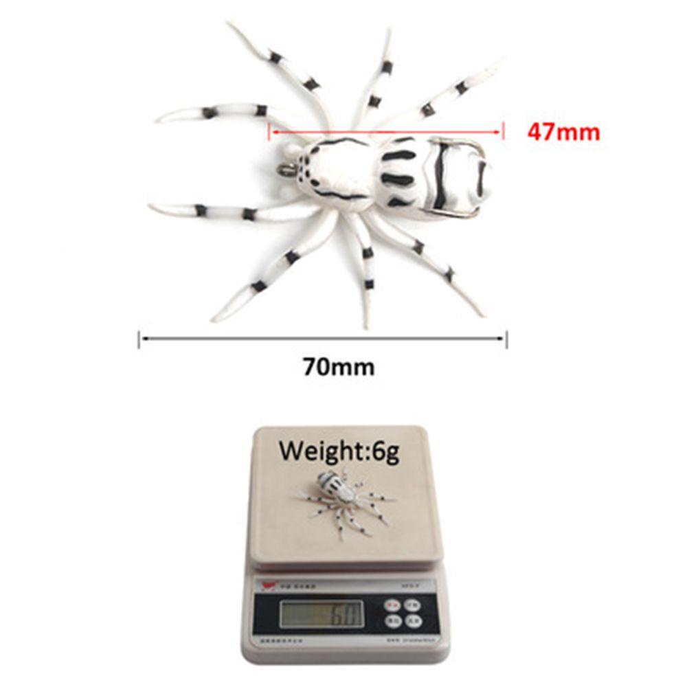 Suyo Umpan Pancing Soft Bait Bentuk Laba-Laba Realistis Ukuran 4.7cm 6g