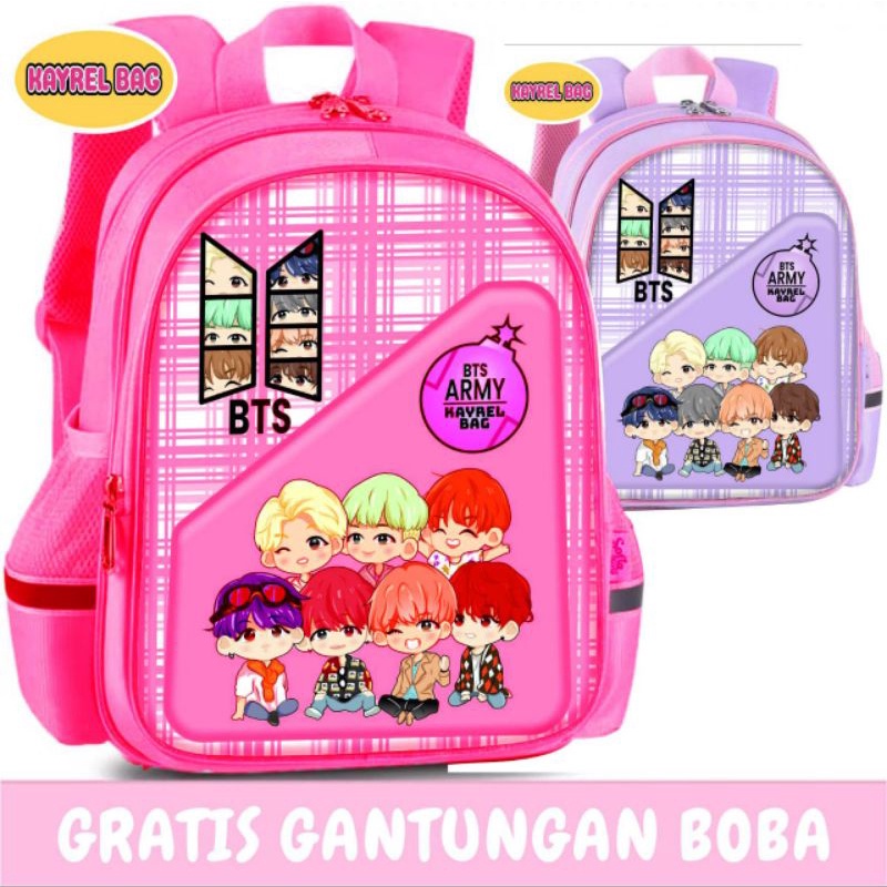TAS BTS tas anak sekolah tas sekolah anak perempuan tas ransel anak bts tas anak-anak