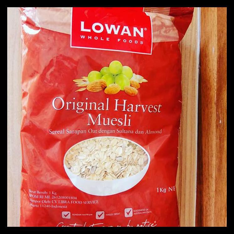 

Promo Lowan Original Harvest Muesli 1Kg