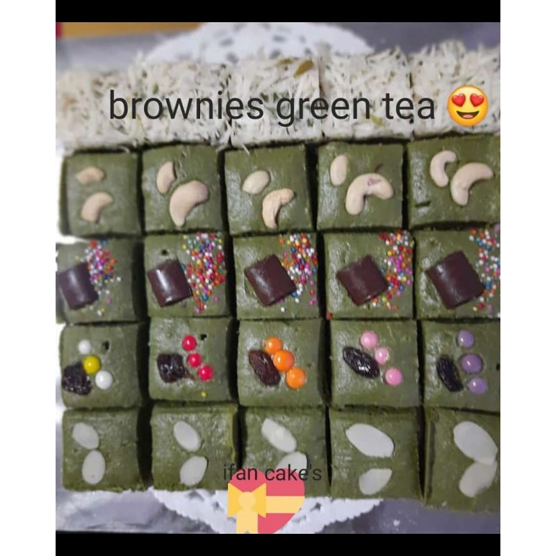 

brownies skat green tea