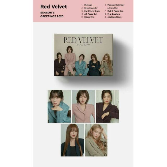 SHARING SEASON GREETING 2020 RED VELVET