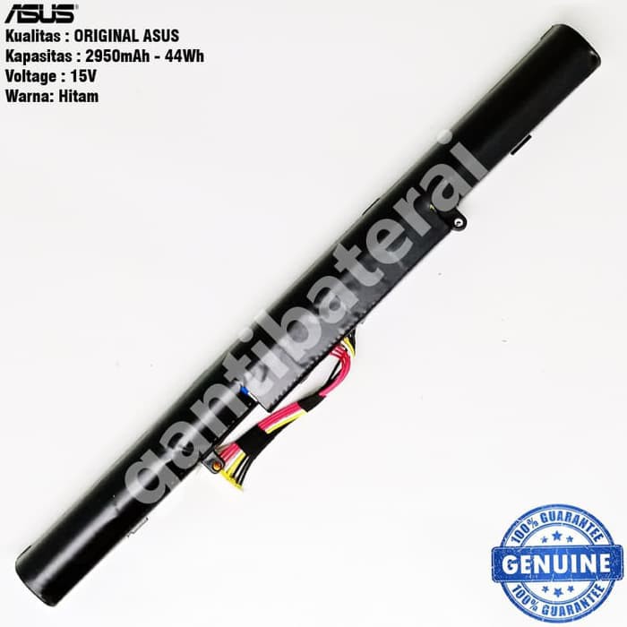 Original Baterai Asus A450J F550 F550D F550DP A450JF A41-X550E