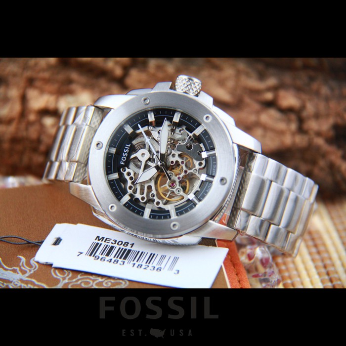 Limited Jam Tangan Pria Fossil Original ME3081 Otomatis