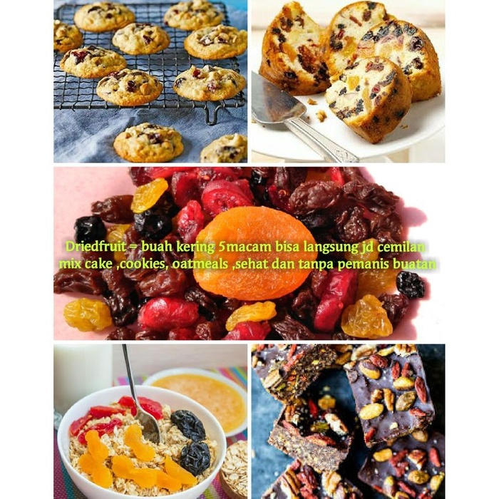 

Buah Kering - Sgs Mix Fruit Dry Fruit Buah Kering Raisin Kismis Apricot Blueberry