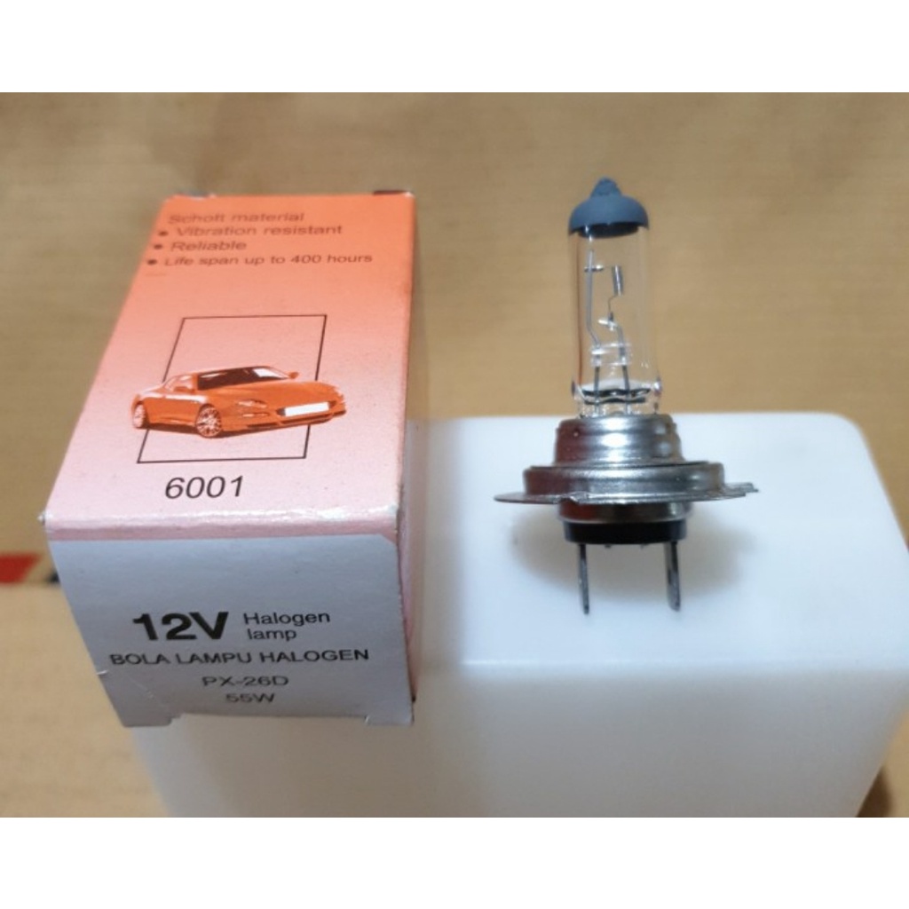 BOHLAM H7 12V 55W HALOGEN STANLEESTAR 6001
